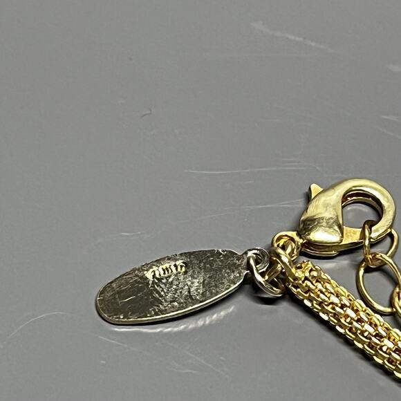 Wendy Williams Necklace Orange Gold Tone Pendant Adjustable Chain Womens Jewelry - Picture 6 of 8